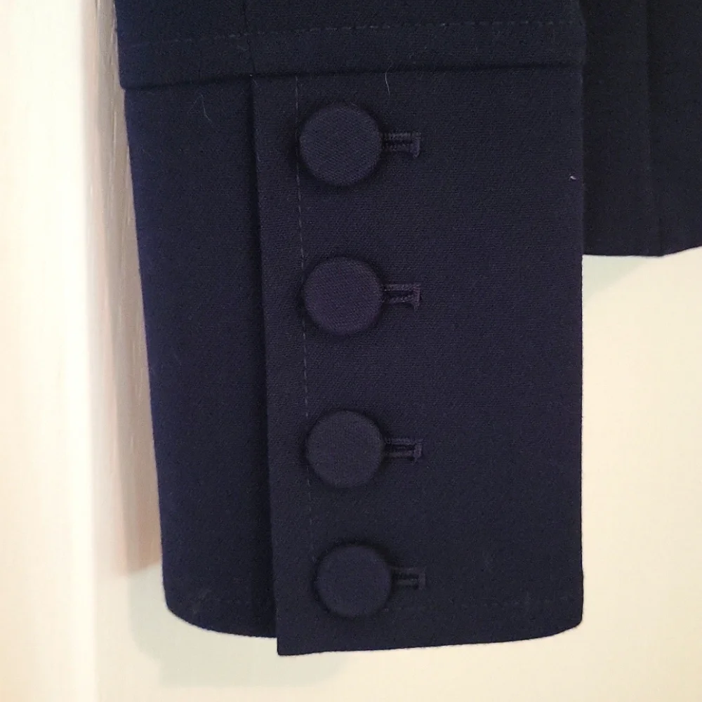 Loft Size 8 Navy Heavy Shacket NWOT - Picture 2 of 6